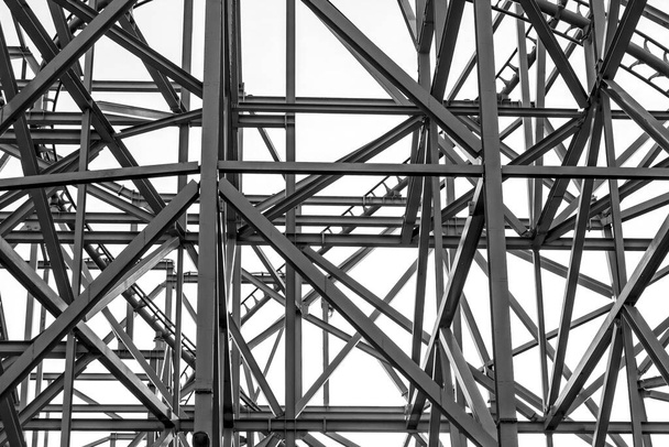 Patrón de estructura de construcción de metal. Arquitectura detalle fondo
 - Foto, Imagen