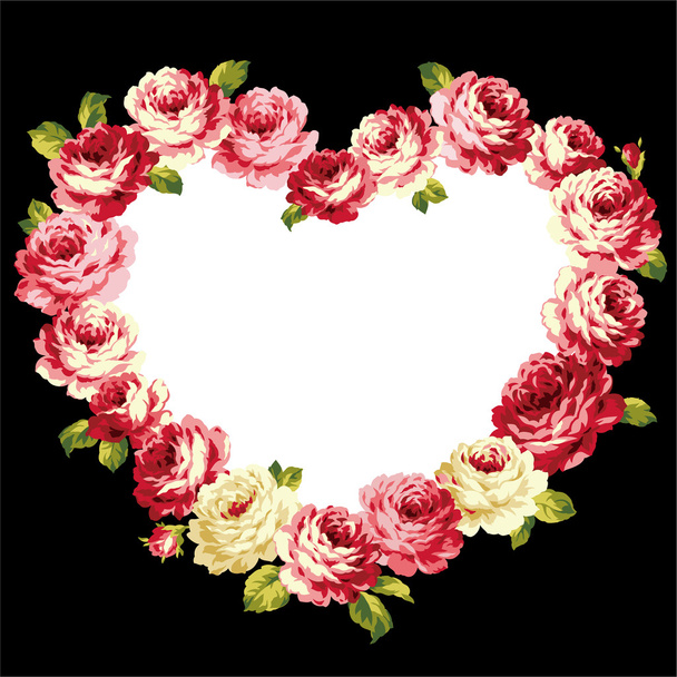 Decoration of rose - Vector, Image
