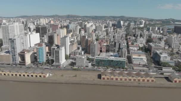 Vista aerea de Porto Alegre - Rio Grande do Sul - Brasil // Aerial Footage Porto Alegre Brazil - Záběry, video