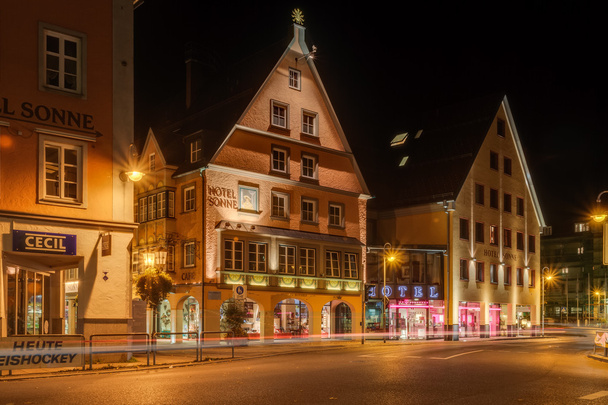 Notte a Fuessen, Hohenschwangau in Germania
 - Foto, immagini