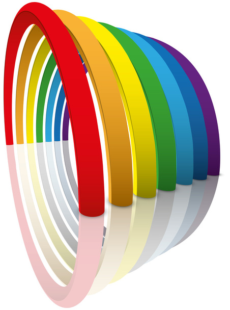 Rainbow - Vector, afbeelding