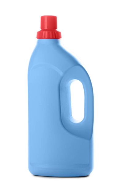Bottiglia di detergente su fondo bianco - Foto, immagini