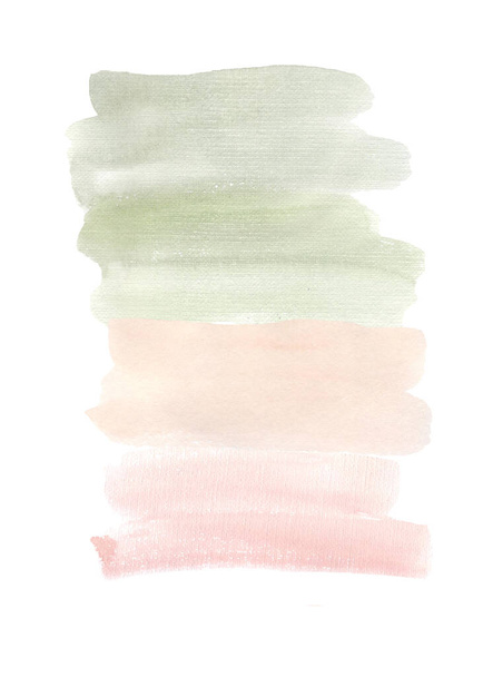 Akvarell kézzel festett esztétikai meleg texturált fröccsenés pasztell rózsaszín színű. Finom modern stílus elvont háttér. Valódi folyékony trendi festék textúra csík tökéletes nyomtatási tervezés progect - Fotó, kép
