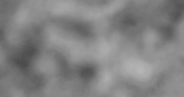 黒い背景に抽象的な白い煙テクスチャ - 映像、動画