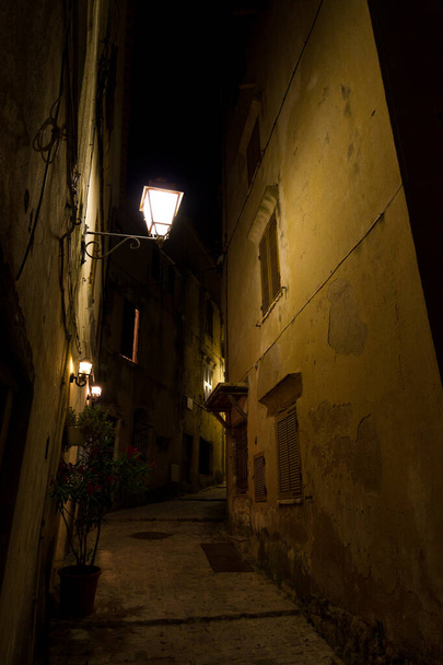 bonifacio, corsica night view - Foto, afbeelding