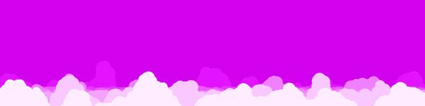 абстрактні фіолетові кольорові хмари небо генеративний художній фон ілюстрація
  - Вектор, зображення