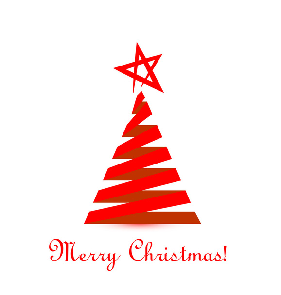 Christmas tree vector - Вектор, зображення