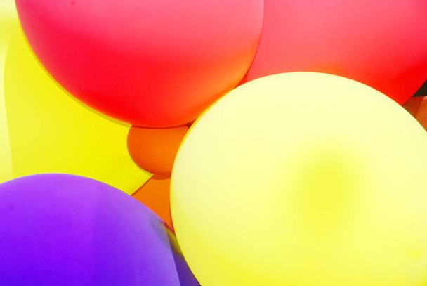 Kolorowe balony z bliska tle - Zdjęcie, obraz