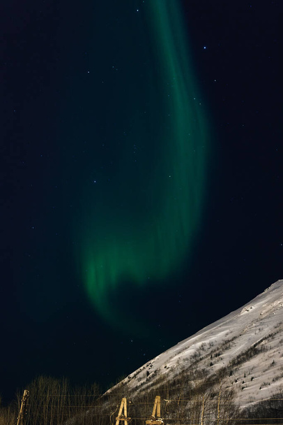 Polarlichter Polarlichter Polarlichter Polarlichter Polarlichter Aktivität im Winter Finnland, Lappland - Foto, Bild