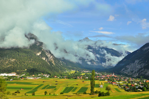 Beau paysage alpin d'été près d'Innsbruck, Autriche - Photo, image