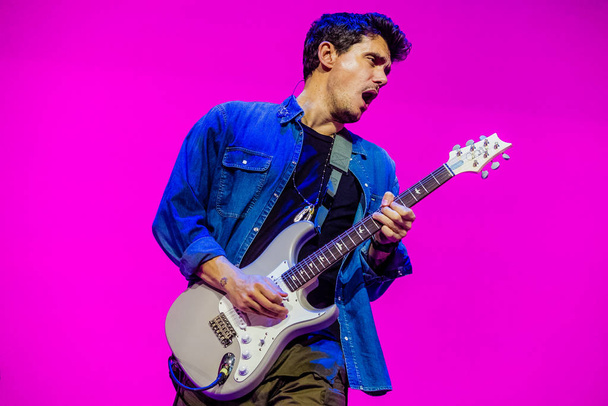 Singer John Mayer at Ziggo Dome on October 9, 2019 in Amsterdam, Ολλανδία - Φωτογραφία, εικόνα