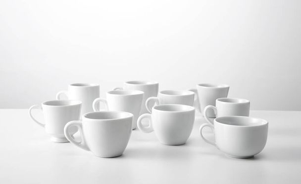 csésze fehér háttér - Fotó, kép