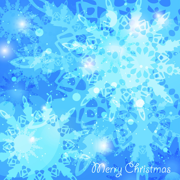 Christmas abstract blue background holiday greeting card - Vektori, kuva
