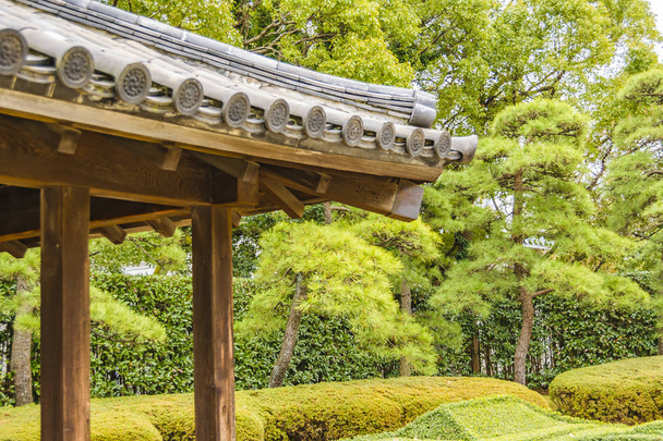 Imperial palace interior garden landscape located at chiyoda district in tokyo city, japan - Φωτογραφία, εικόνα