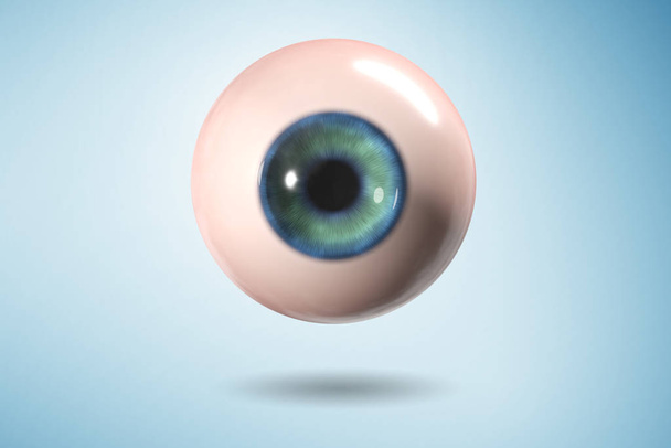 Иллюстрация зрения в медицинской концепции - 3D рендеринг
 - Фото, изображение