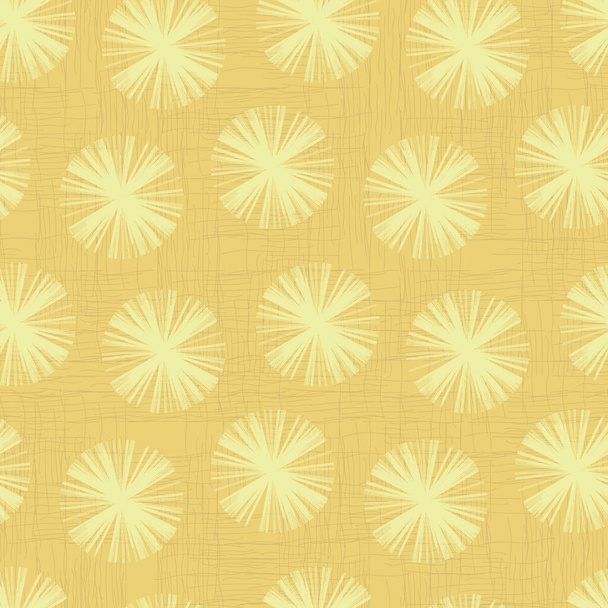 spaghetti pasta zonnen naadloze vector patroon - Vector, afbeelding