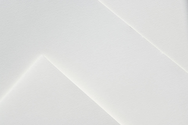abstraktní bílé pozadí, papírová textura stránky pro prezentaci designu obalu - Fotografie, Obrázek