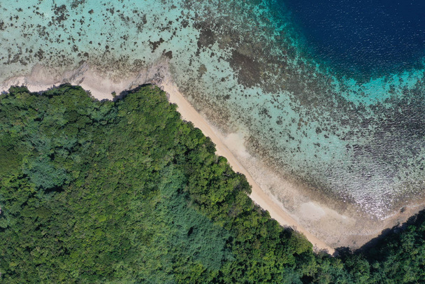 Aerial view of Ditaytayan island in Coron, Palawan, Philippines - Photo, image