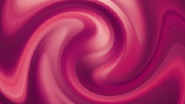 Abstract seamless loop dark pink gradient moving blurred background. The colors move in swirl radial position, producing smooth color transitions. Stylish 3D Abstract Animation Color Wavy.  - Záběry, video