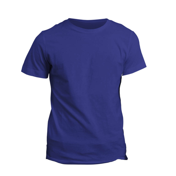 You can customize almost everything on this Luxurious Tshirt Mock Up In Royal Blue Color to match your cap design. - Photo, Image