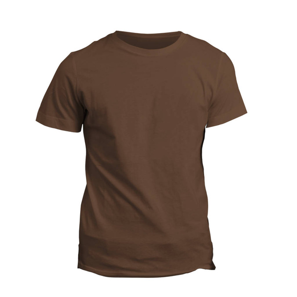 Sie können fast alles auf diesem luxuriösen T-Shirt Mock Up In Royal Brown Farbe anpassen, um Ihr Cap-Design zu entsprechen. - Foto, Bild