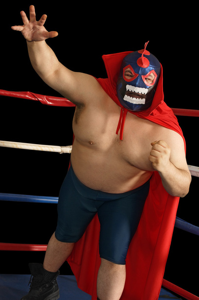 Mexican wrestler attacks - Photo, image