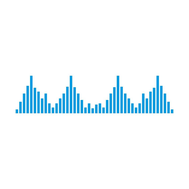 Векторная иллюстрация звуковых волн
  - Вектор,изображение