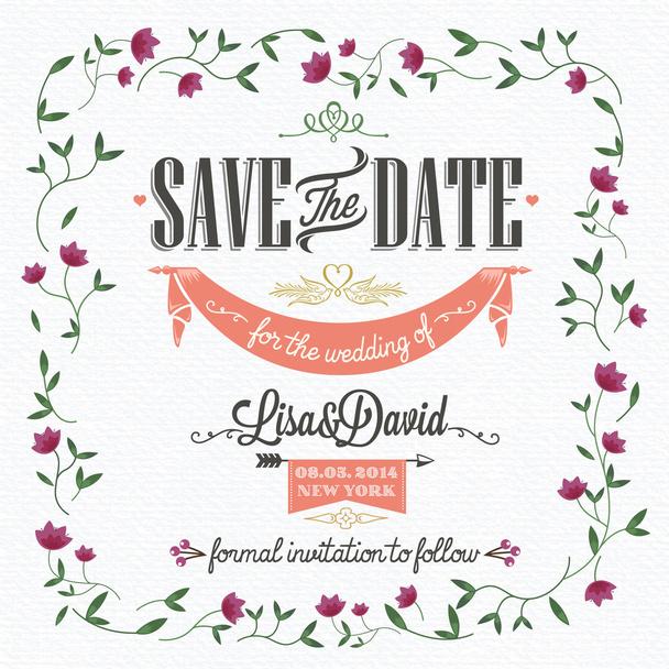 Save The Date, Wedding Invitation Card - Photo, Image