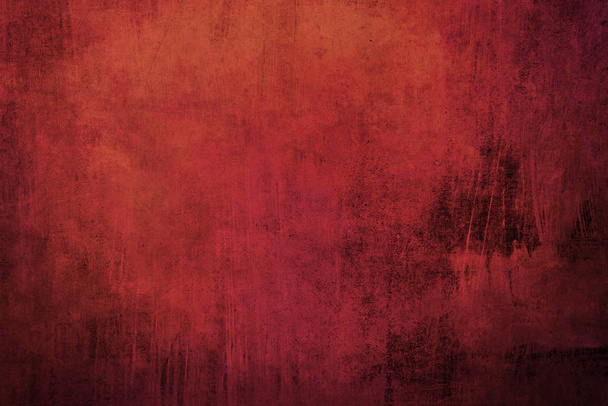 Old red grungy wall background or texture  - Fotó, kép