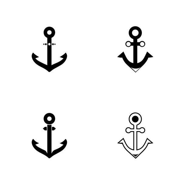 Anchor icon Logo Template vector illustration - Vektor, Bild