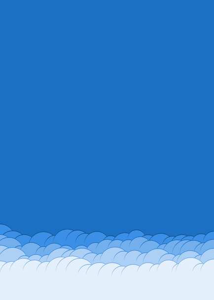 Illustration vectorielle de fond abstraite des nuages
 - Vecteur, image