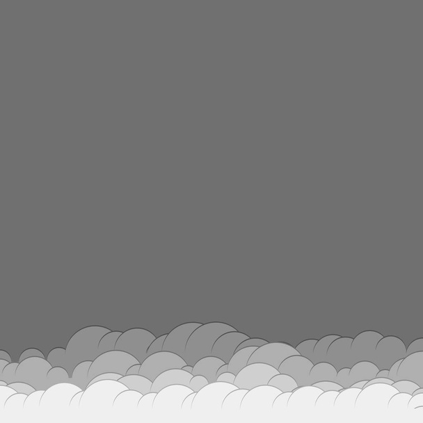 αφηρημένα πολύχρωμα σύννεφα ουρανό αναγεννητική τέχνη φόντο εικονογράφηση   - Διάνυσμα, εικόνα