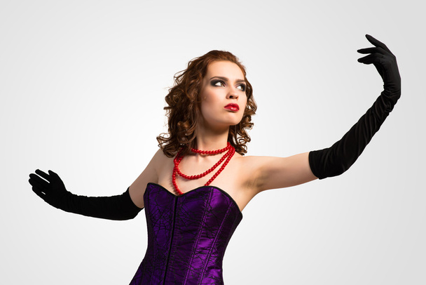 attractive woman in corset - Foto, Imagen