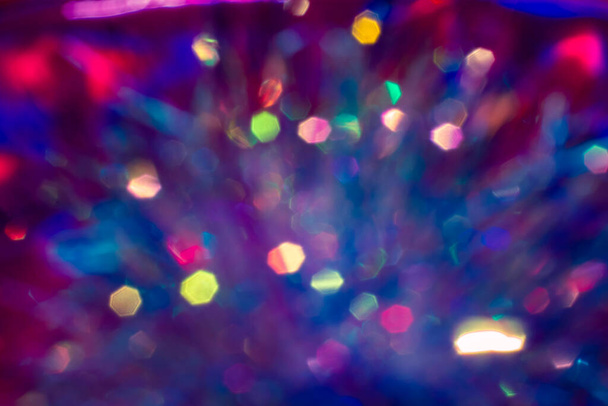 eleganter Bokeh-Hintergrund. Jahreszeitlich abkühlendes Licht dekorativ abstrakt - Foto, Bild