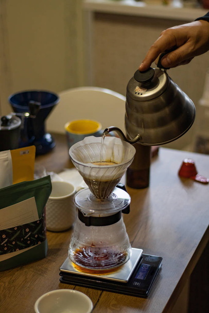 Apparaten voor het zetten van alternatieve koffie - Foto, afbeelding