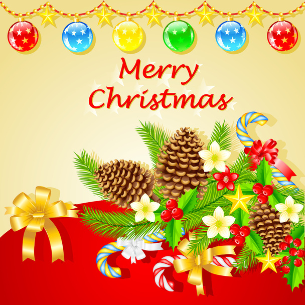 Christmas Background - Vector, Image