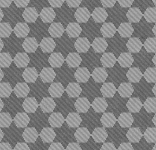 灰色の六角形パターン テクスチャ バック グラウンド生地 - 写真・画像
