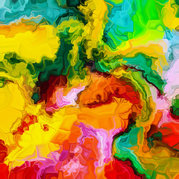 Patch της καλλιτεχνικής εικονικό χρώμα για τα σχέδια και διακοσμημένα υπόβαθρα - Φωτογραφία, εικόνα