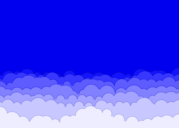 abstrait bleu couleur nuages ciel art génératif arrière-plan illustration
  - Vecteur, image