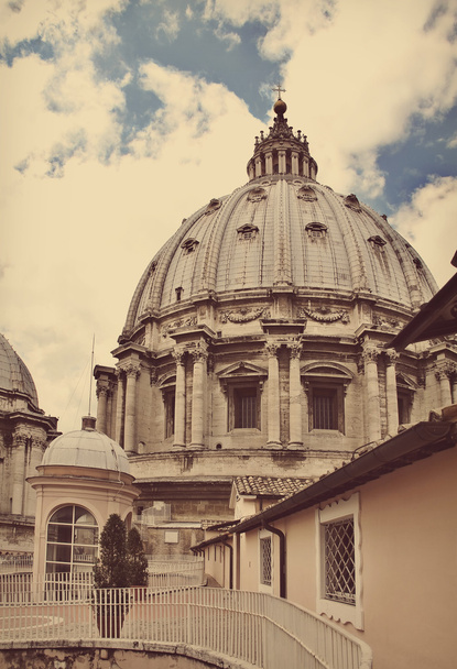 Купол базилики Святого Петра, Ватикан, Италия
 - Фото, изображение