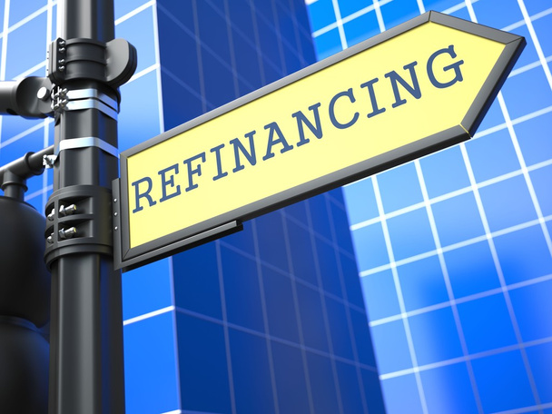 refinancování. podnikatelský koncept. - Fotografie, Obrázek