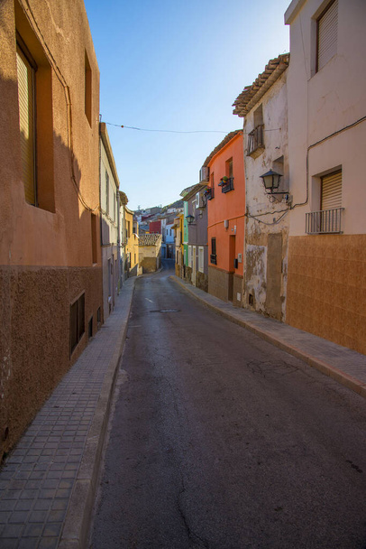 Sax village. Province of Alicante in Valencian Community, Spain - Foto, imagen