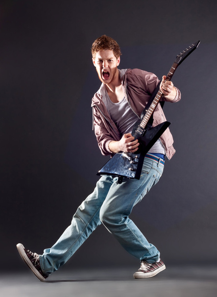 Guitariste passionné
 - Photo, image