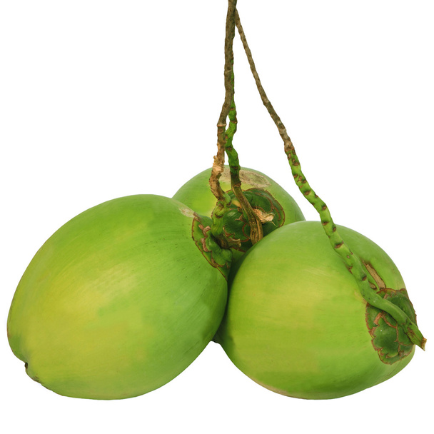 Tres de cocos verdes
 - Foto, imagen