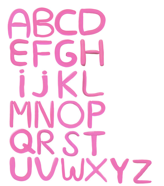 Letras coloridas do alfabeto de a a z
 - Foto, Imagem