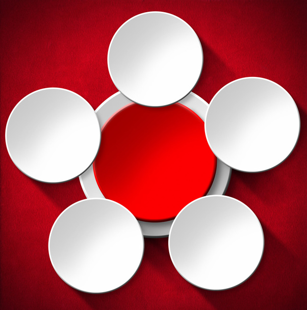 Círculos Fondo abstracto - Terciopelo rojo
 - Foto, imagen