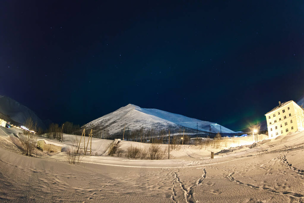 Polar ártico luzes do norte Aurora Borealis atividade no inverno Finlândia, Lapônia - Foto, Imagem
