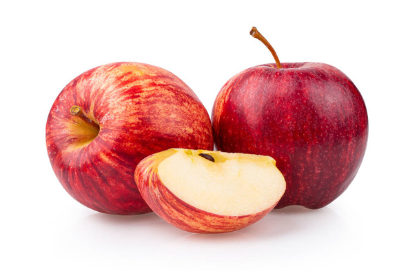 red apple isolated on white background - Photo, Image