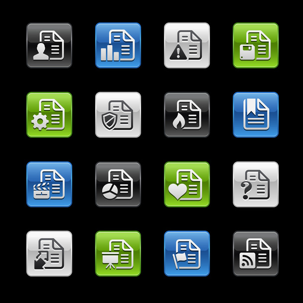 Document Icons 2 -- Gelbox Series - Vetor, Imagem