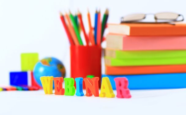 School supplies. The main word. - Photo, image